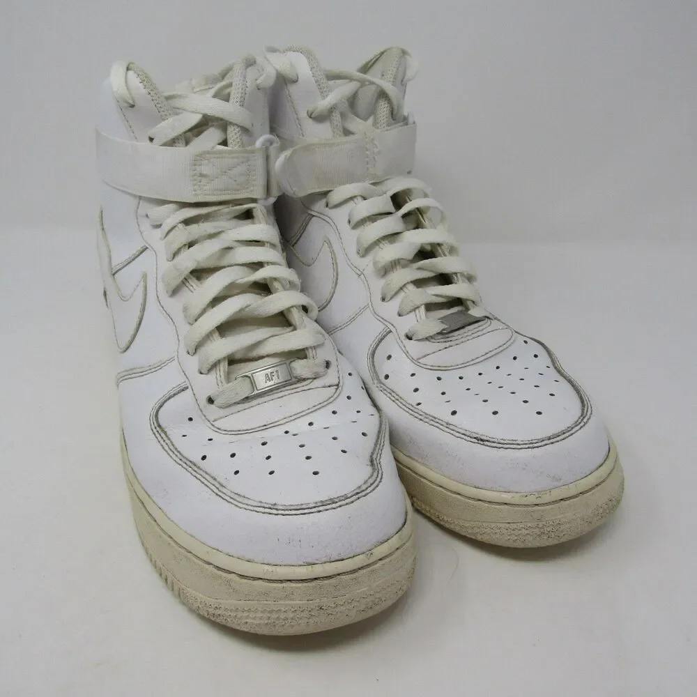 Nike Air Force 1 High AF1 White Athletic Sneakers Men's US 11.5 315121-115